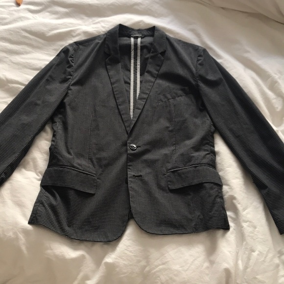 Checkered Grey Light Weight Sports Coat